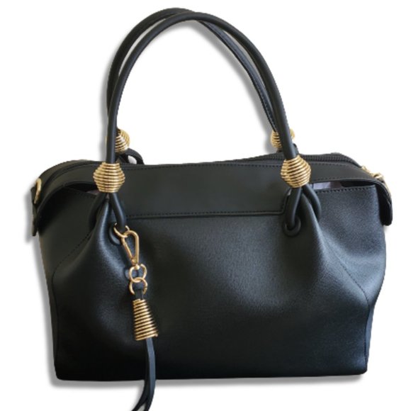 INZI LARGE TOTE BLACK HANDBAG - Picture 1 of 9